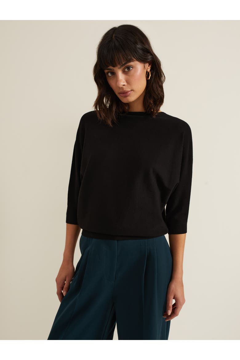 Cristine Knit Jumper, Main, color, Black