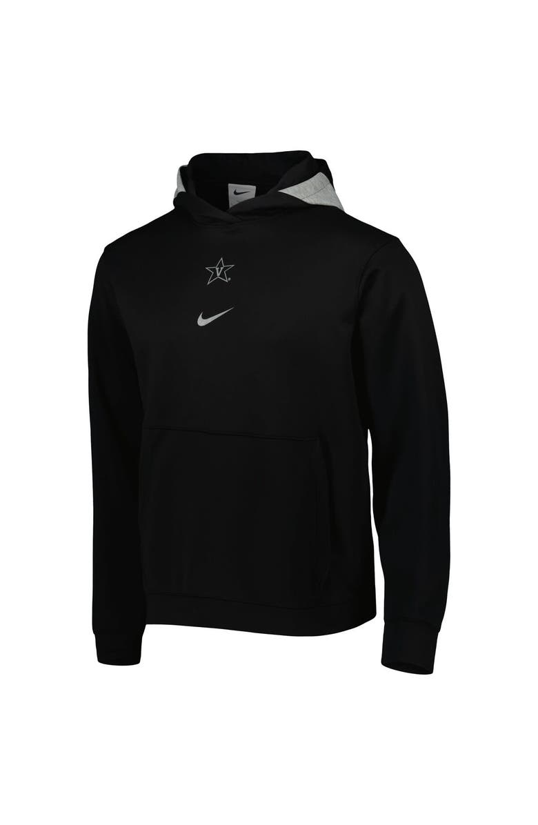 Nike Men's Nike Black Vanderbilt Commodores Spotlight Performance Pullover Hoodie, Alternate, color,