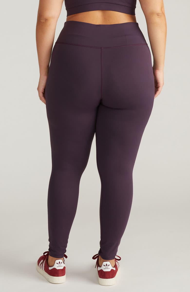 Universal Standard Core Leggings, Alternate, color, Purple Jewel