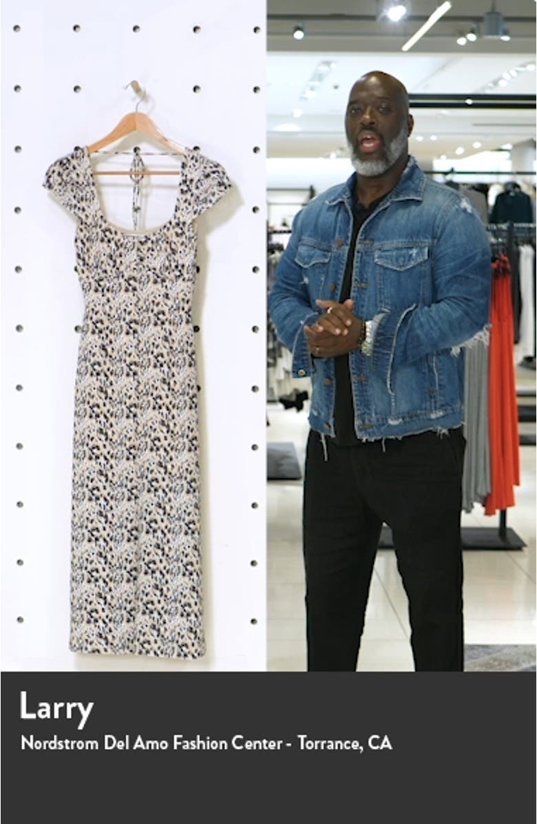 Animal Print Midi Dress, sales video thumbnail