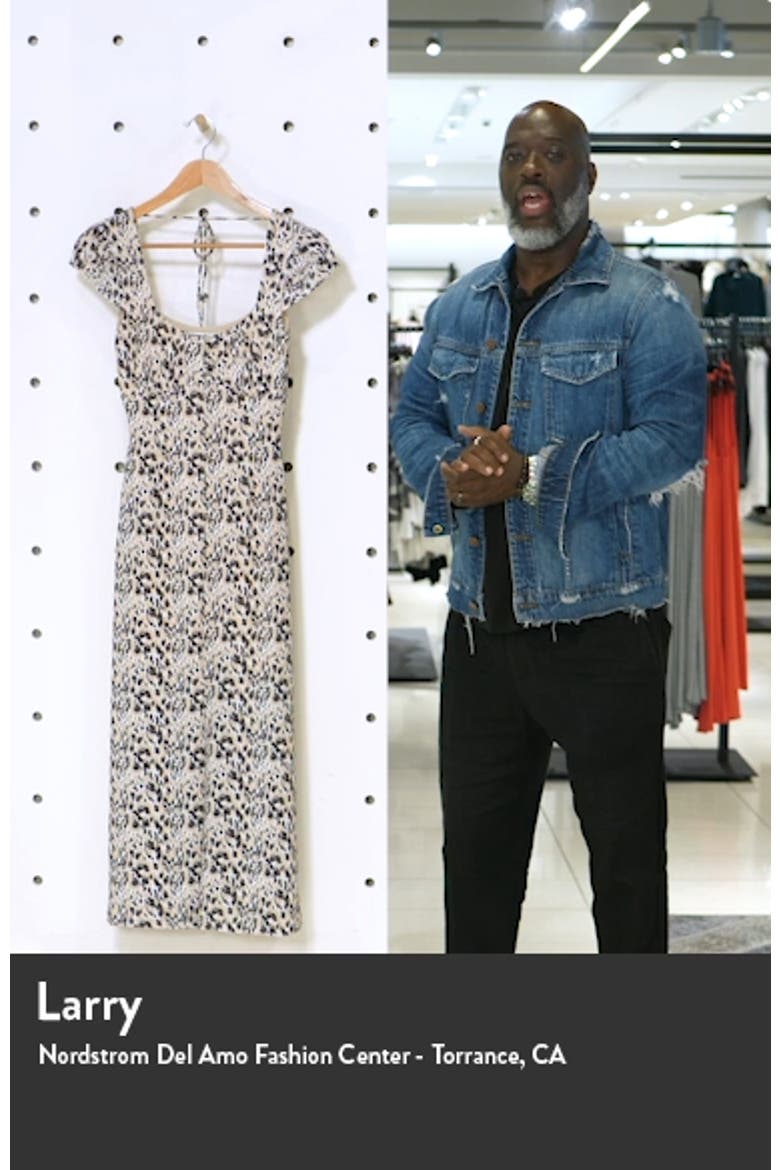 Animal Print Midi Dress video