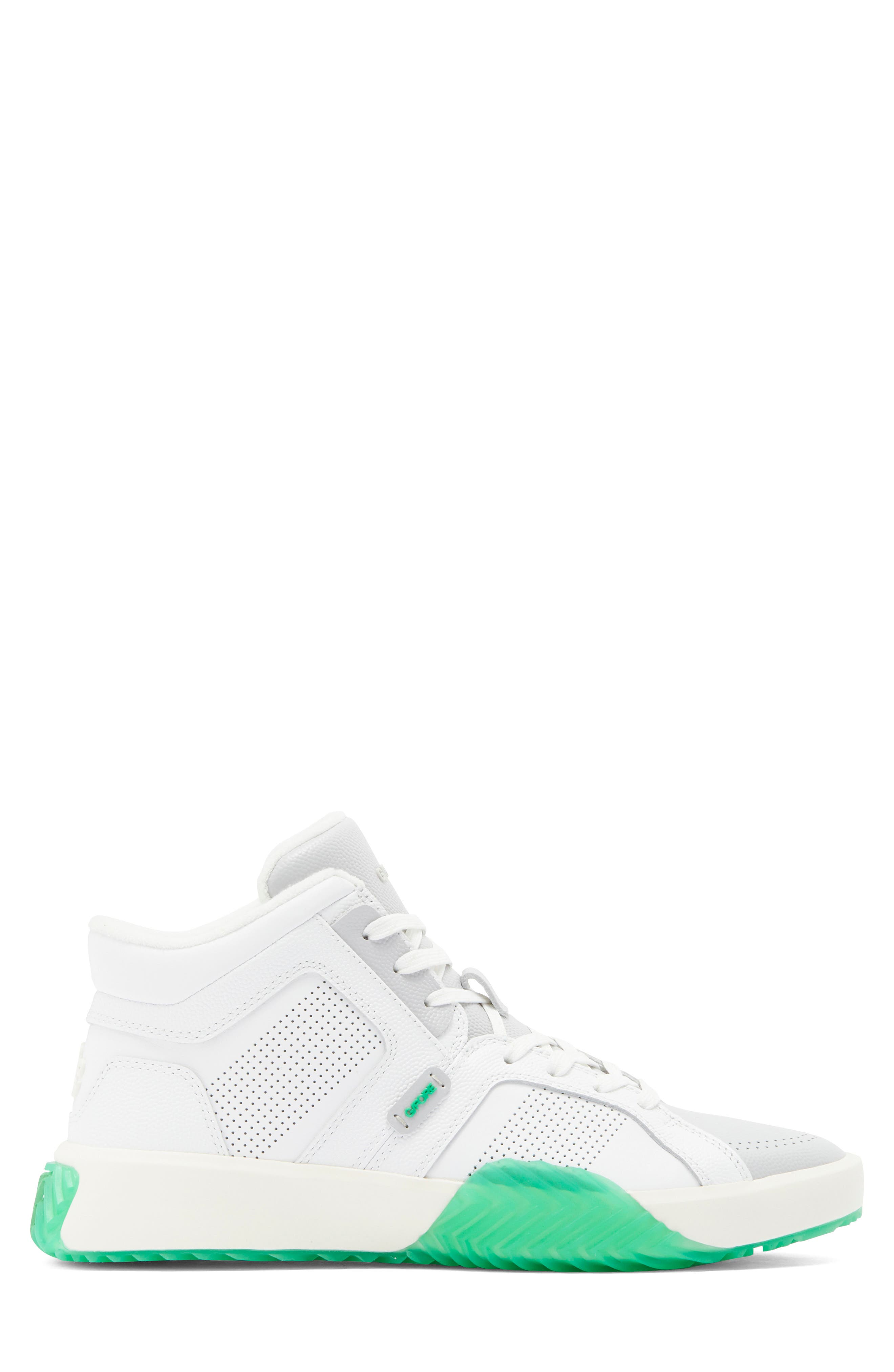 G. 112 Perforated Street Golf Shoe, Alternate, color, SNOW/ CLOVER