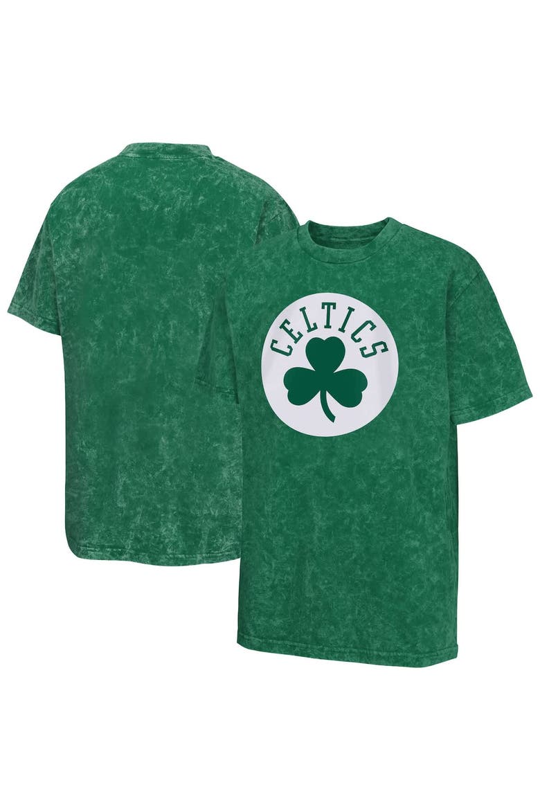 Youth  Green Boston Celtics Rugged Defense T-Shirt, Main, color, Green