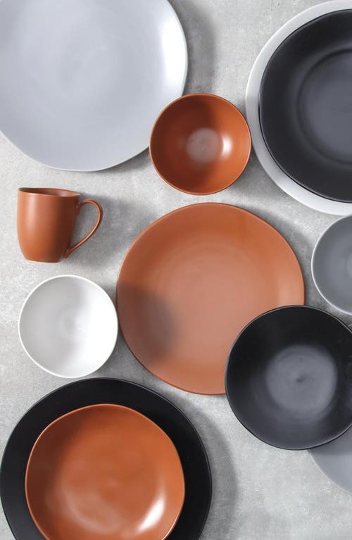 Fortessa Heirloom Set Of 4 Tapered Ceramic Mugs In Terracotta
