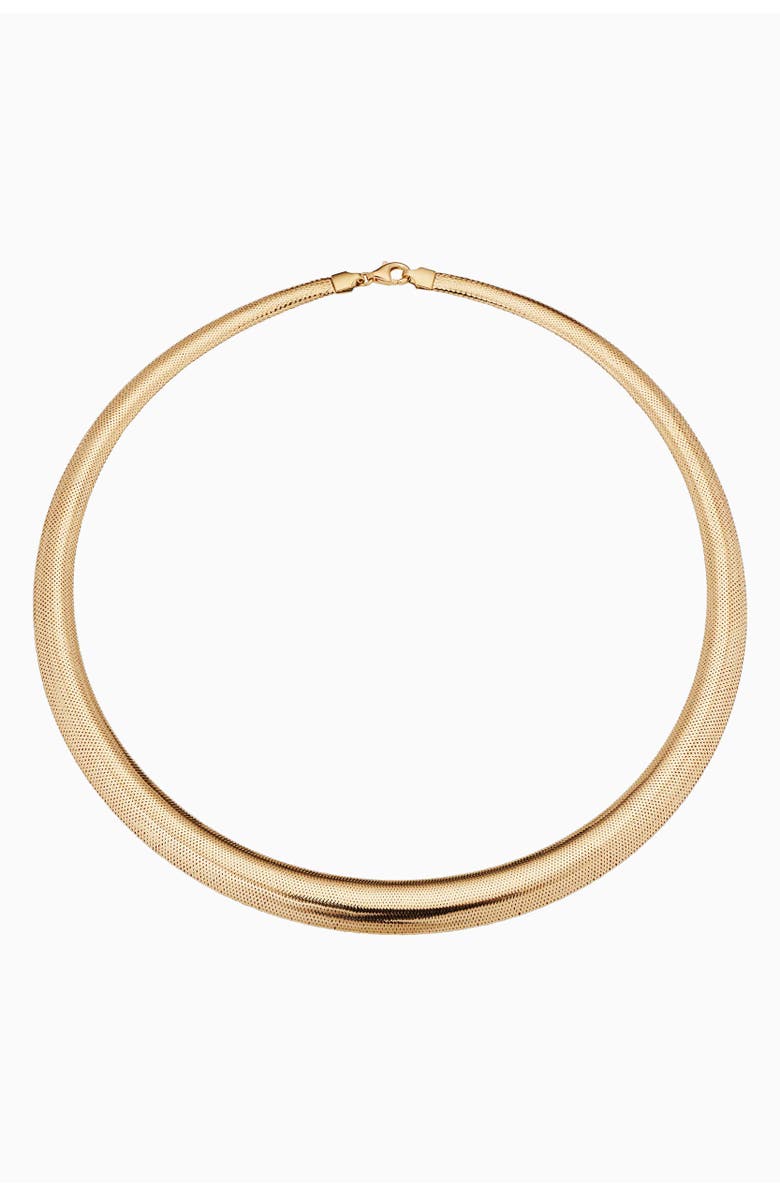 Oradina 14K Yellow Gold Mesh Glamour Graduated Necklace, Main, color, Yellow Gold