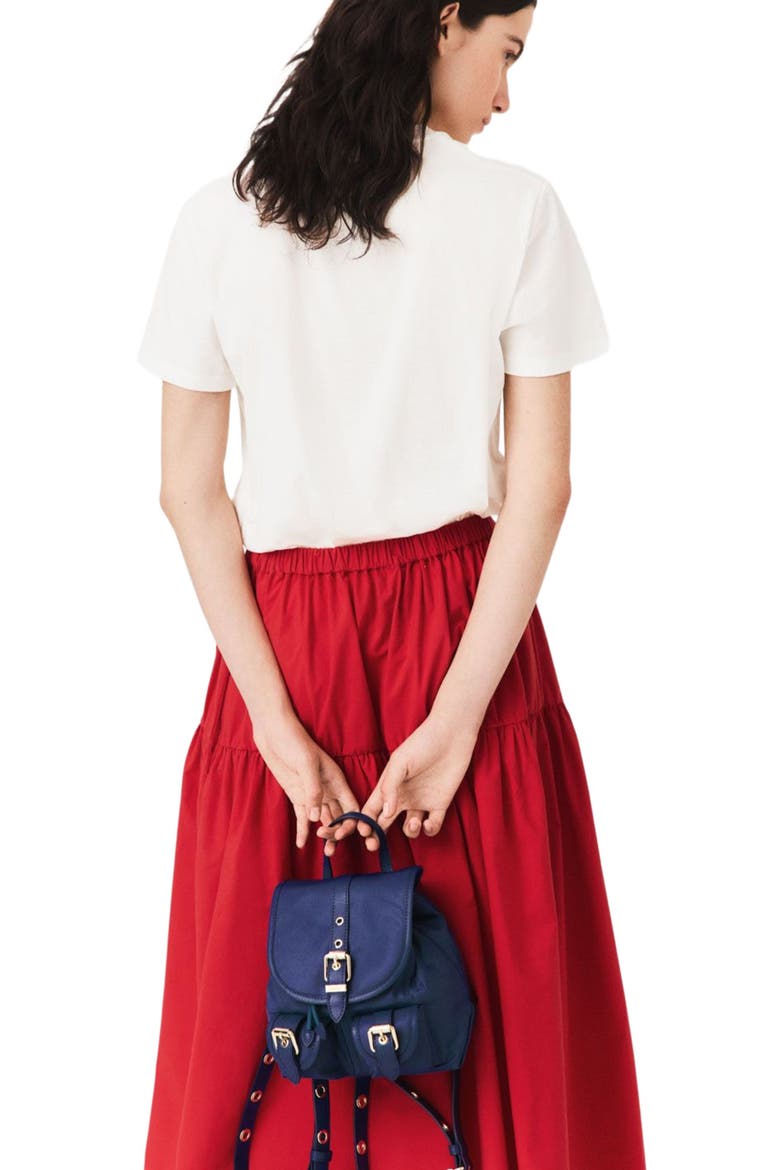 T-shirt with embroidery, Alternate, color, White