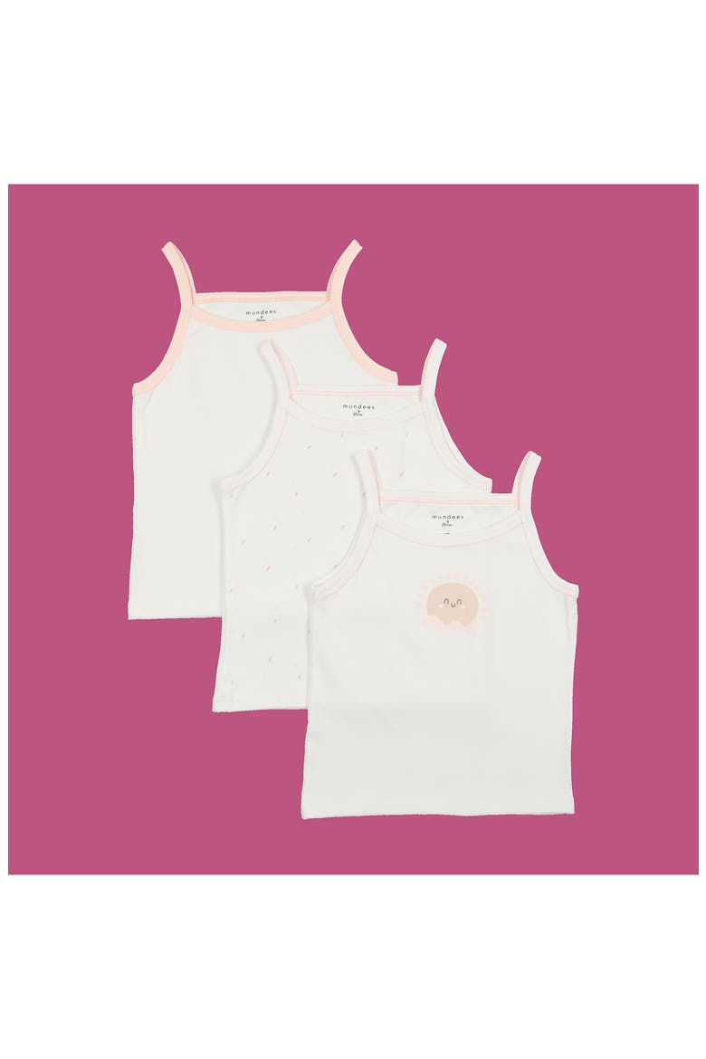 Kids' Assorted 3-Pack Cotton Undershirts, Alternate, color, WHITE