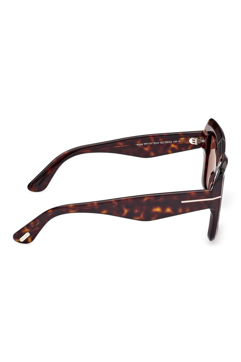 52mm Square Sunglasses, Alternate, color, DARK HAVANA / ROVIEX