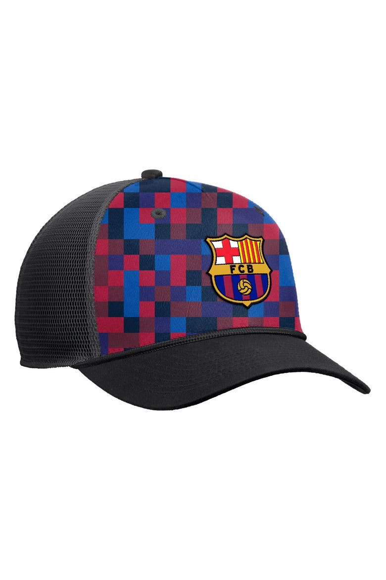 Men's Nike Black Barcelona Rise Rope Trucker A-Frame Adjustable Hat, Alternate, color, Black