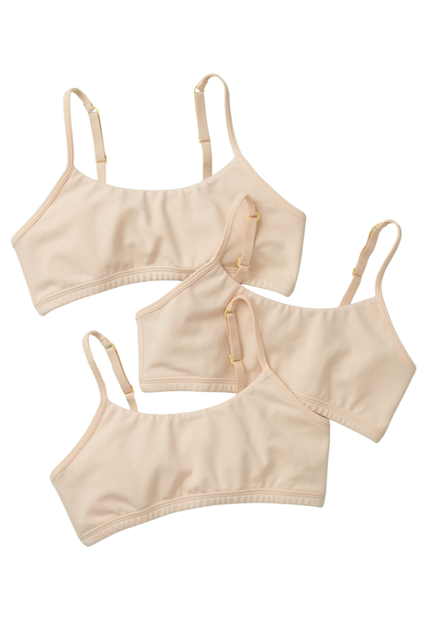 Ladybug Cotton Bra 3PK