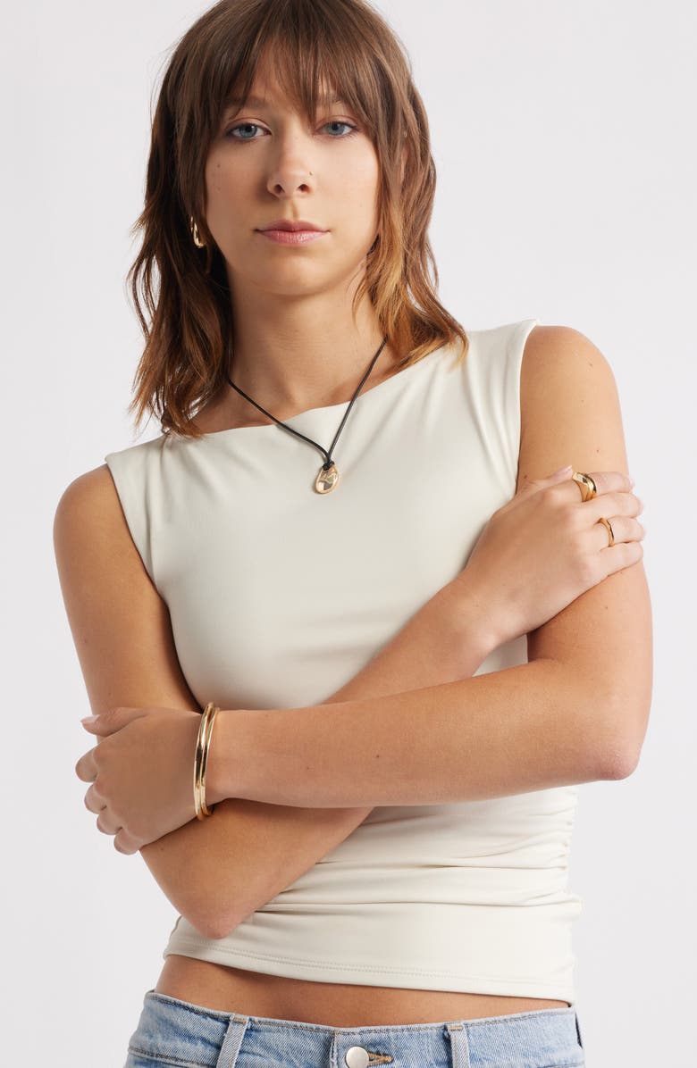 Open Edit Knife Edge Set of 3 Rings, Alternate, color, Gold