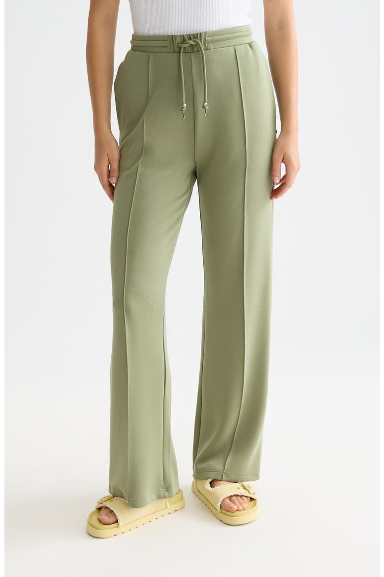 Pintuck Sweatpants, Main, color, OIL GREEN