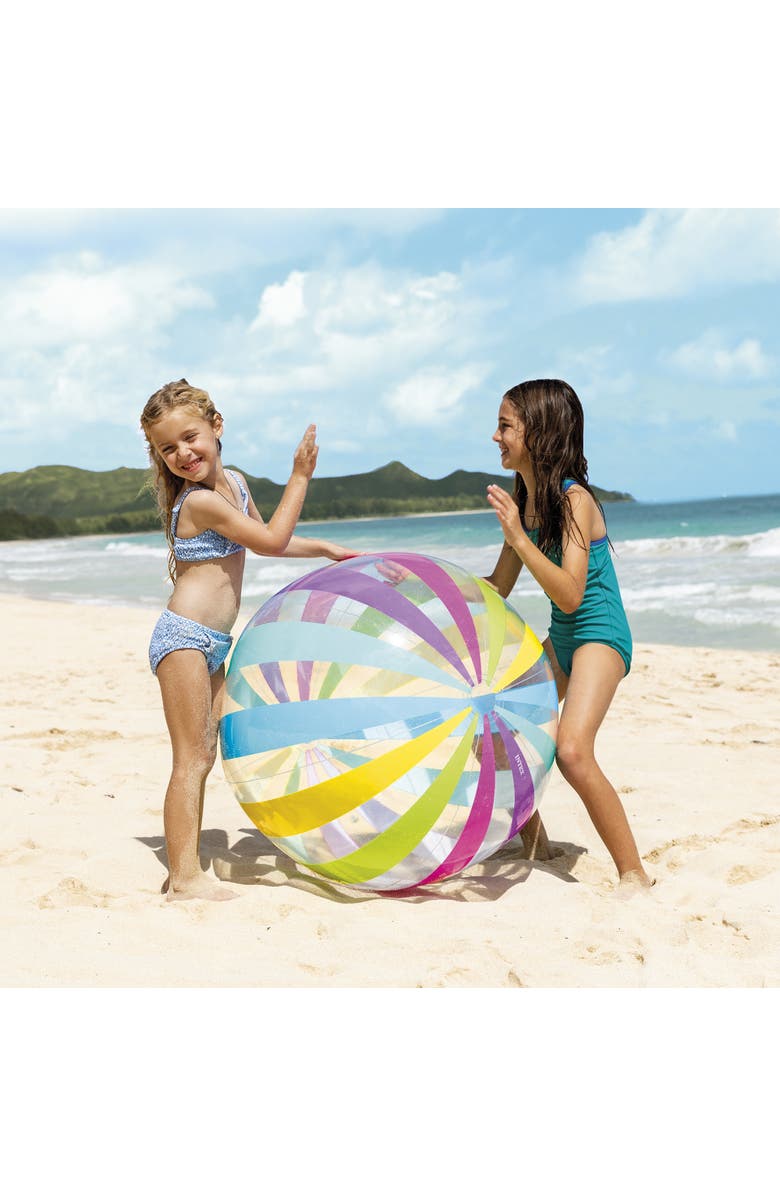 Intex Jumbo Beach Ball, Alternate, color, Multicolored