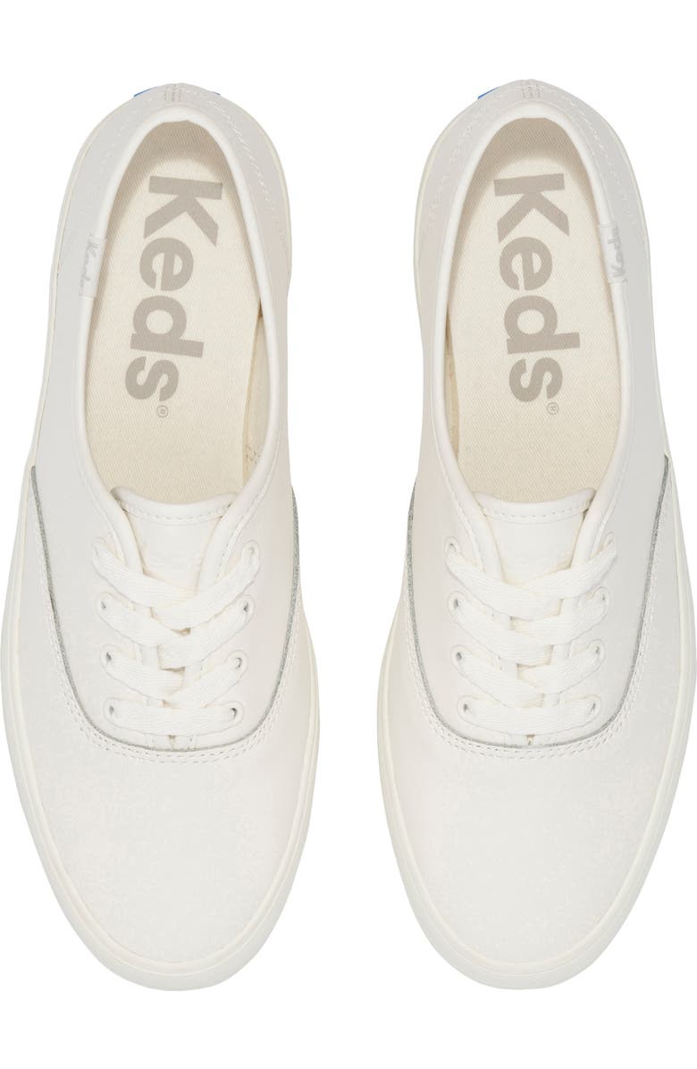 Keds<sup>®</sup> Champion Platform Sneaker, Alternate, color, White Leathe