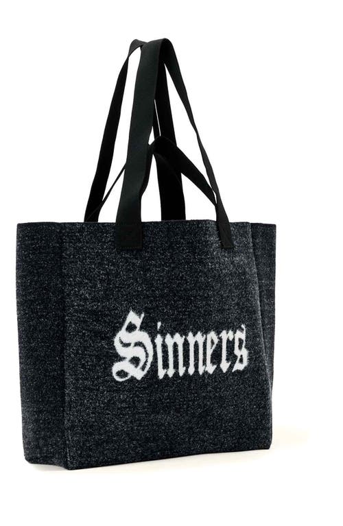 Allsaints Saints And Sinners Izzy Tote Bag In Black