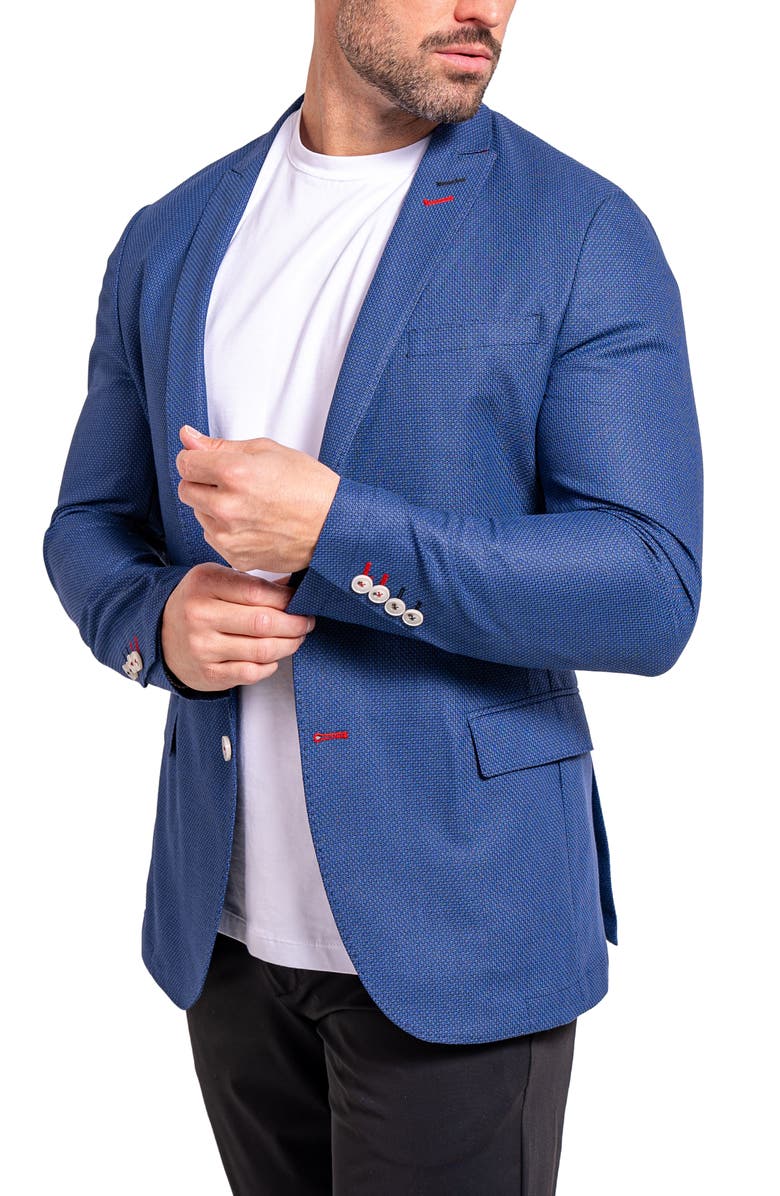 Maceoo Descartes Ascension2155 Unconstructed Blazer, Alternate, color, Blue