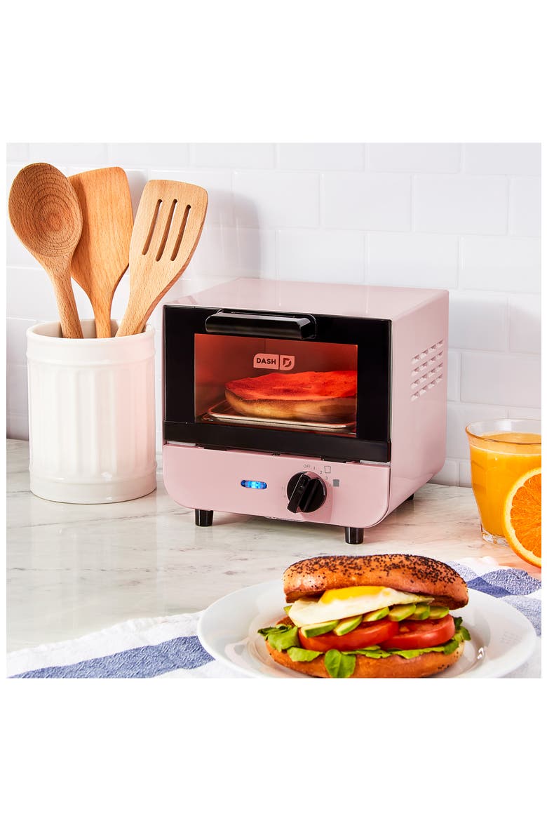 Mini Toaster Oven, Alternate, color, PINK