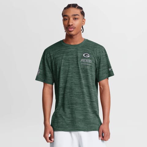 Men's Nike Green Green Bay Packers Sideline Double Covered Dri-FIT Velocity T-Shirt
