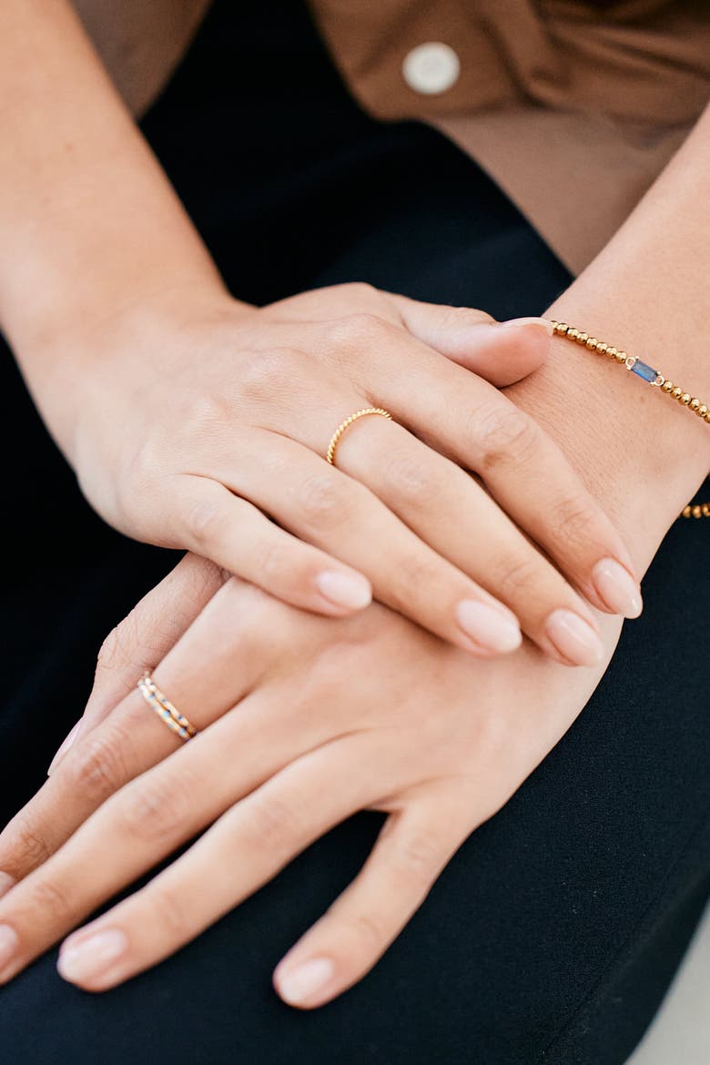 Dainty Braided Stacking Ring, Alternate, color, 18k Gold over Sterling Silver