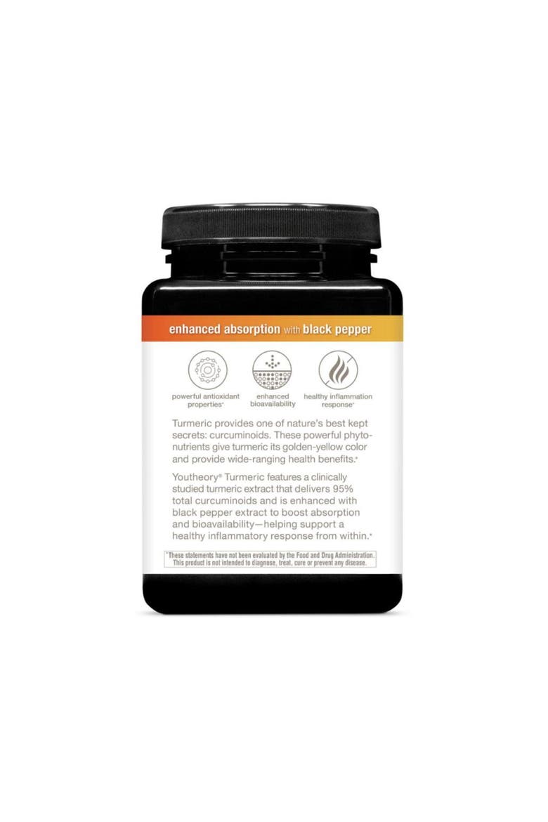 Turmeric Extra Strength Inflammation Support Supplement 210 Vegetarian Capsules, Alternate, color, None