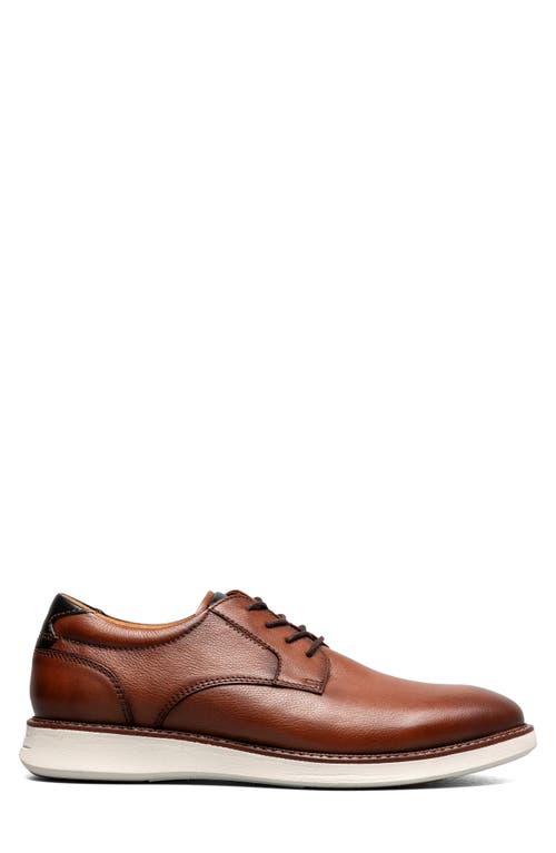 Florsheim Launch Plain Toe Derby In Cognac Multi