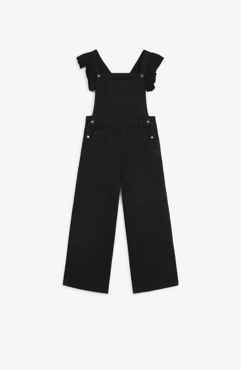 Scalpers Smart Dungaree Girls, Main, color, Anthracite