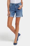NYDJ Diana Relaxed Fit Cuffed Shorts
