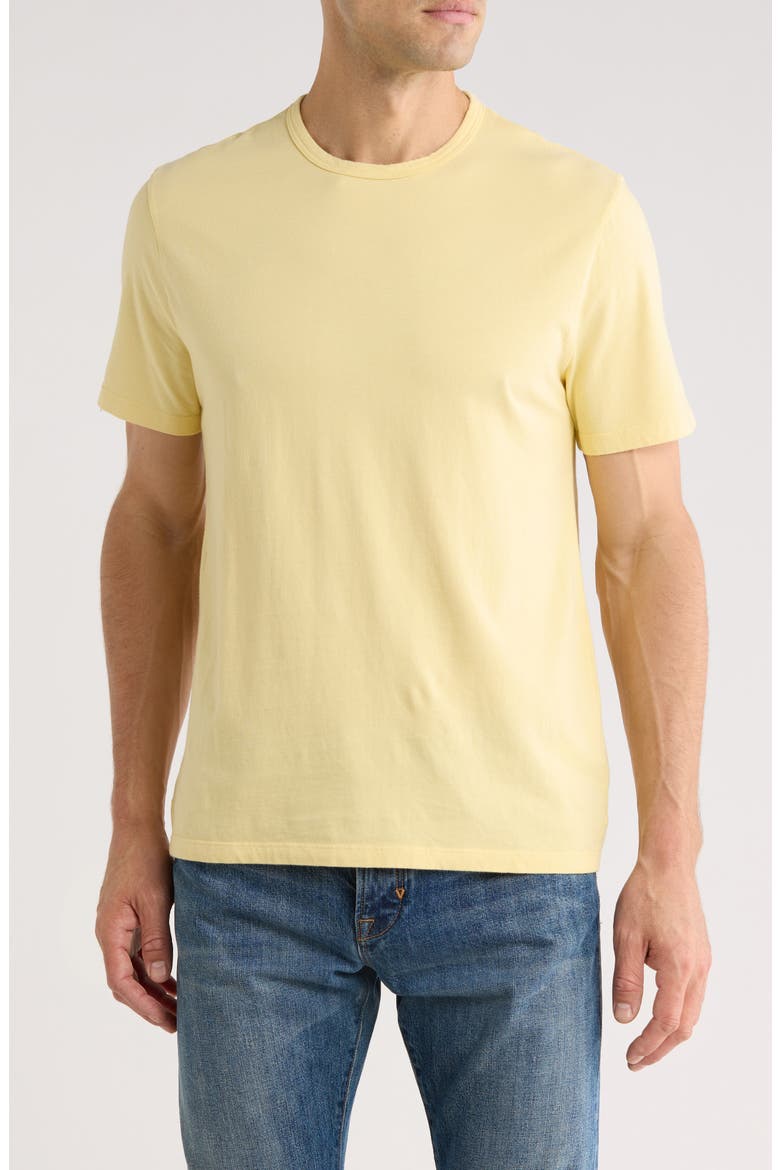 Solid T-Shirt, Main, color, WASHED GOLDEN HAZE