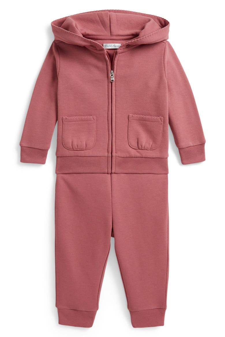Kids' Magic Fleece Hoodie & Joggers Set, Main, color, CANVAS PINK