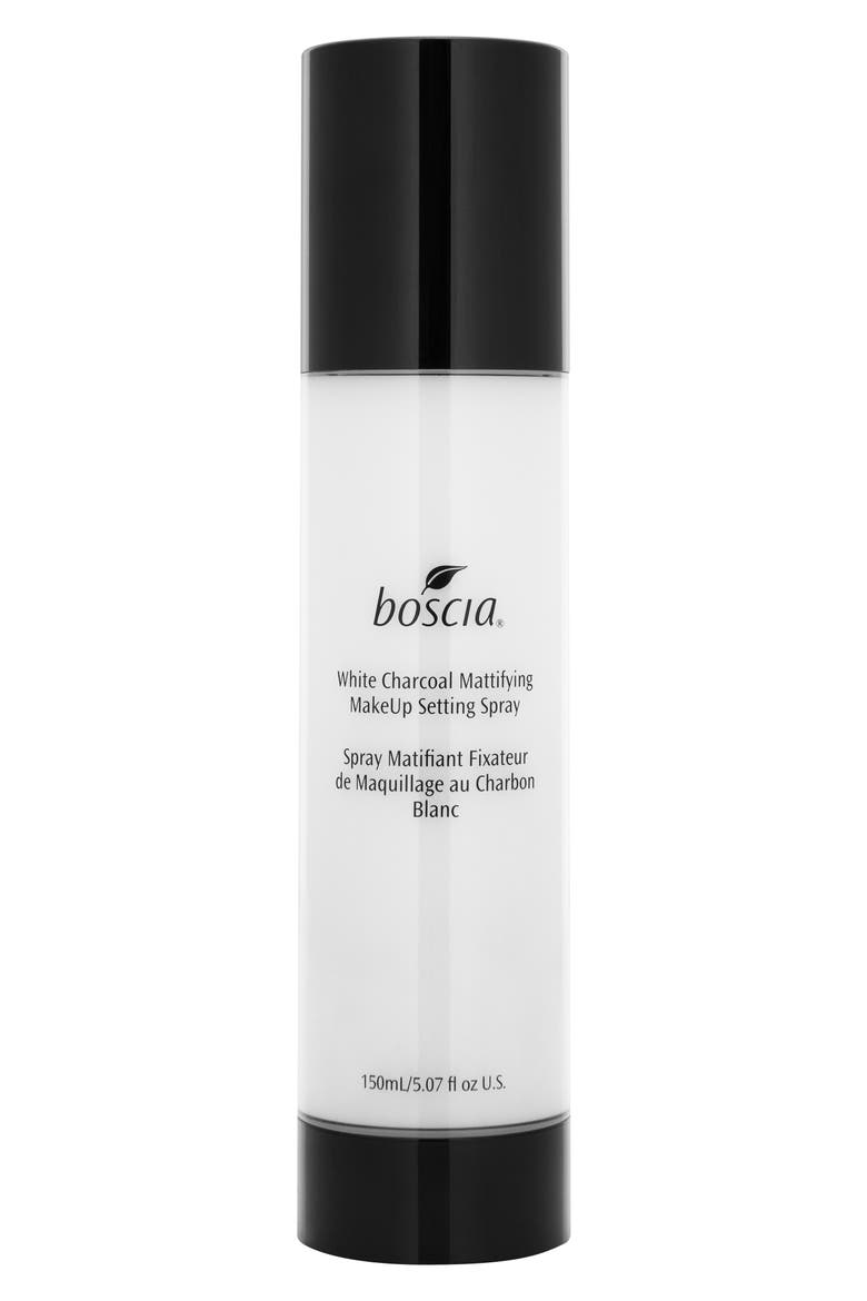 White Charcoal Mattifying Makeup Setting Spray, Main, color, NO COLOR