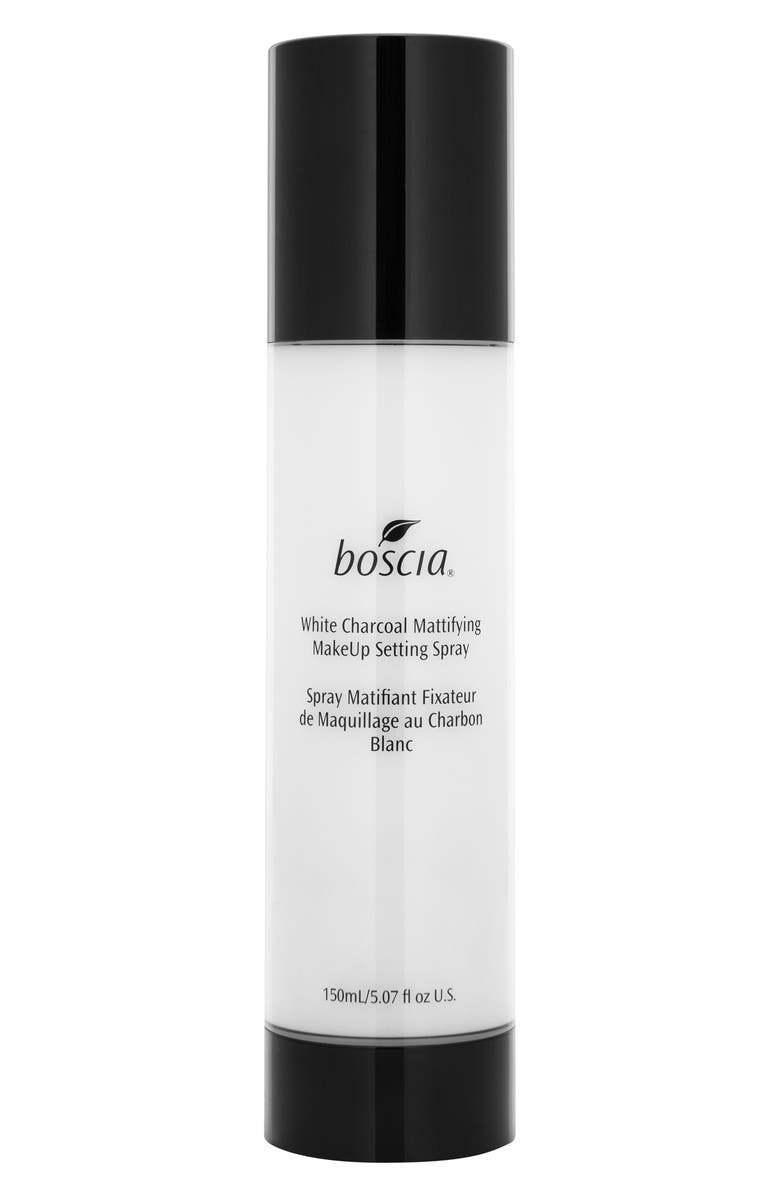 Boscia White Charcoal Mattifying Makeup Setting Spray, Main, color, 