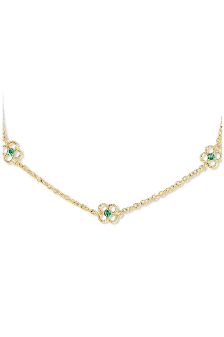 El Mar Emerald Line Bracelet, Alternate, color, 18K YELLOW GOLD/ EMERALD