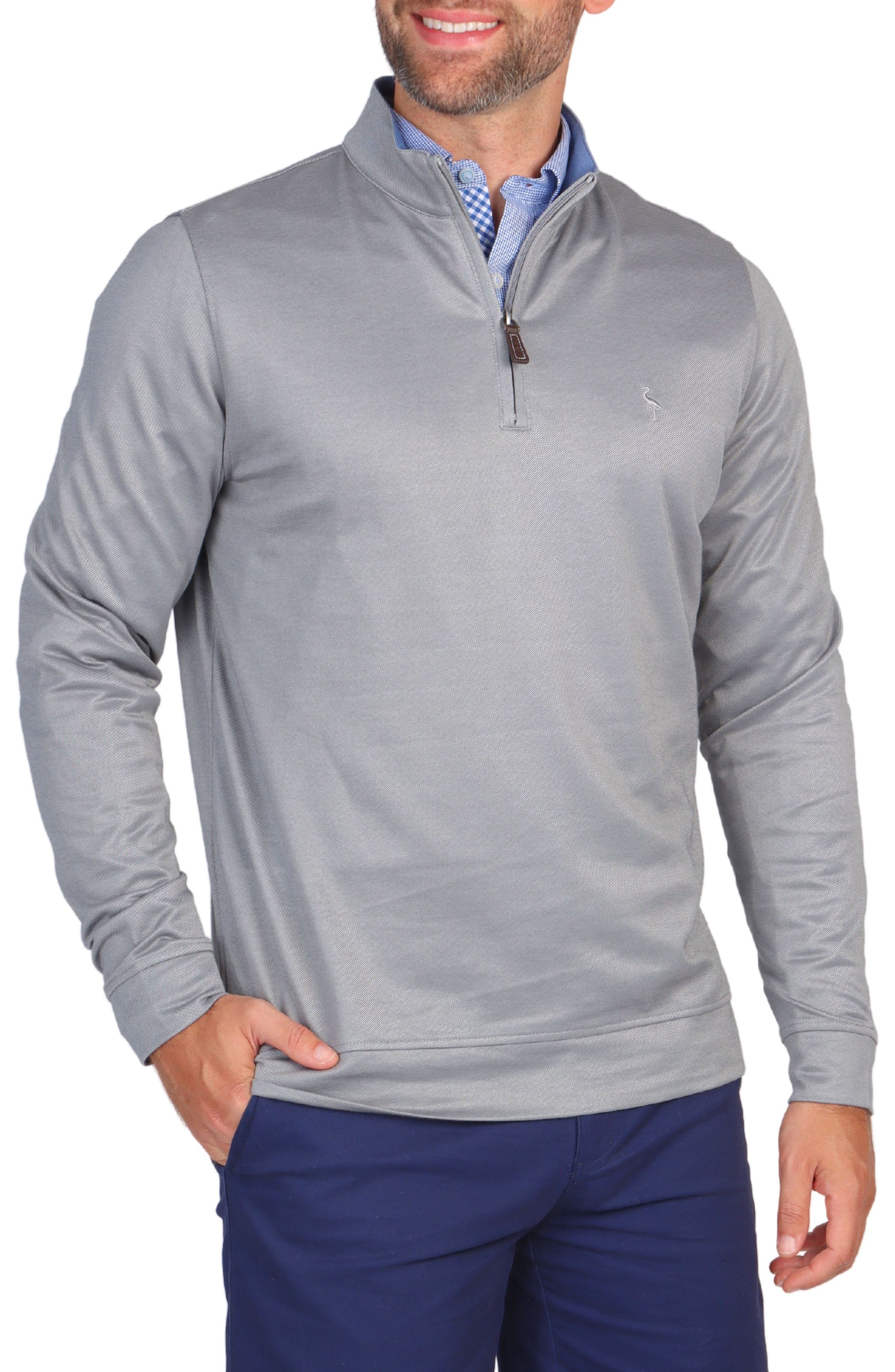 TailorByrd Modal Blend Golf Quarter Zip Pullover