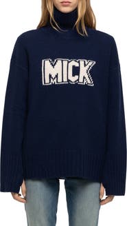 Zadig & Voltaire Solma Mick Turtleneck Wool Sweater