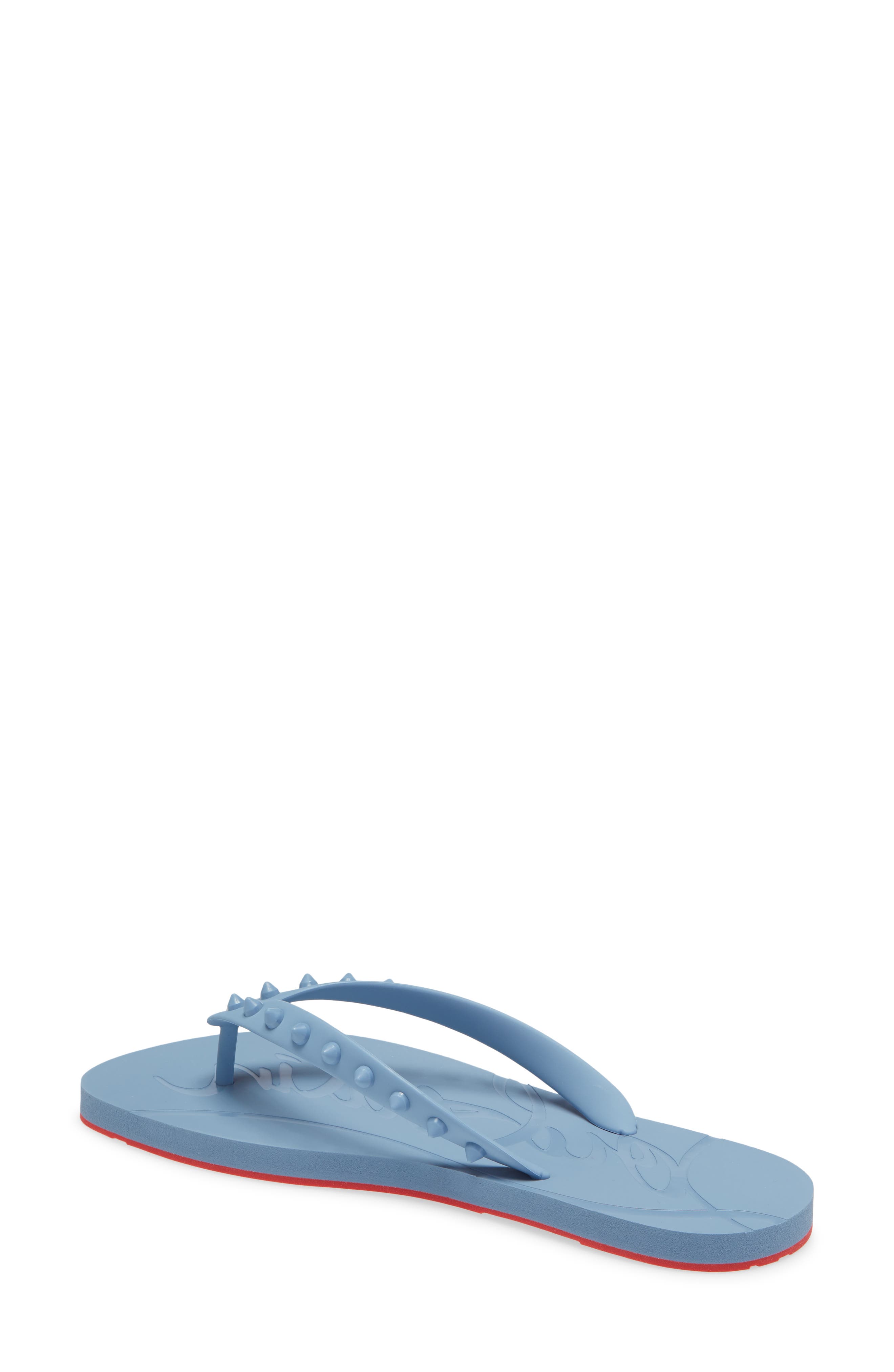 Christian Louboutin Loubi Flip Flop, Alternate, color, 