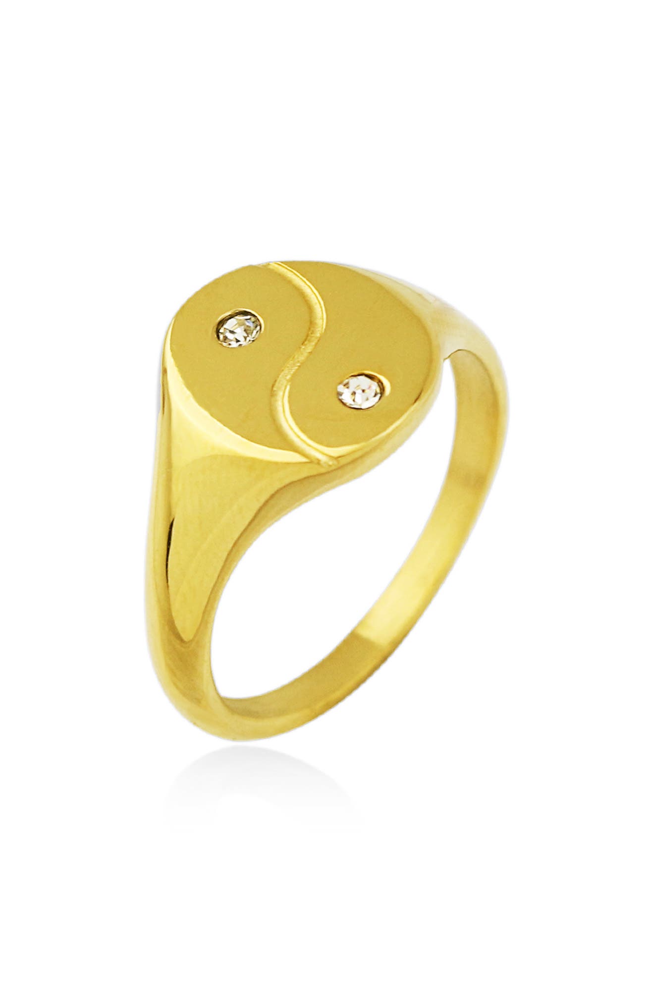 REBL Yin & Yang Signet Ring