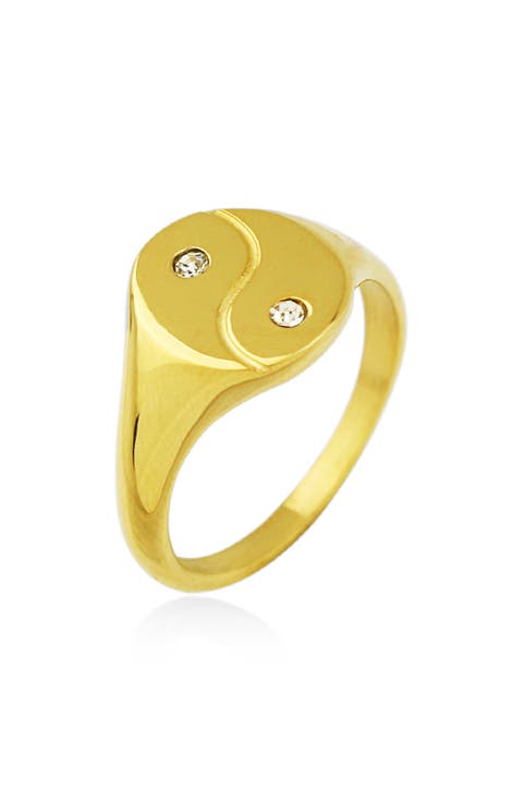 Yin & Yang Signet Ring