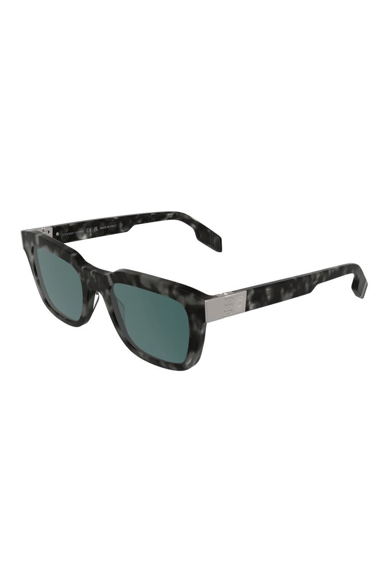 52mm Rectangular Sunglasses, Alternate, color, HAVANA GREY