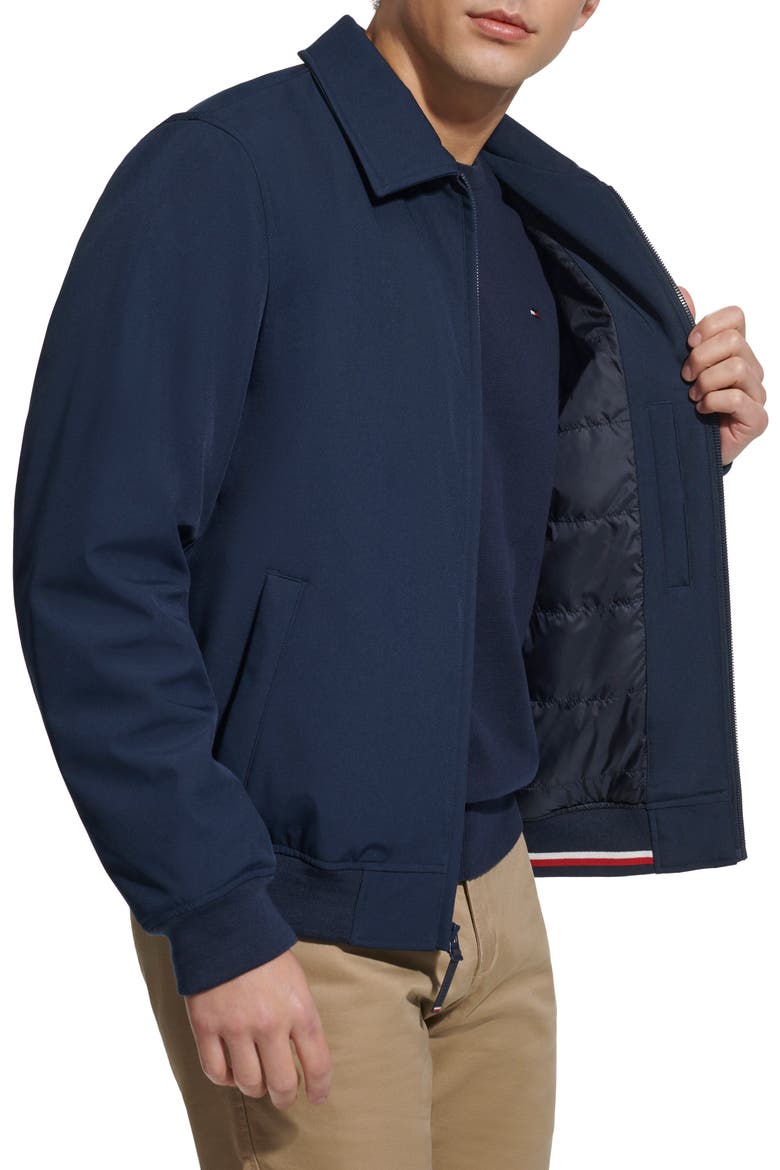 Softshell Bomber Jacket, Alternate, color, MIDNIGHT
