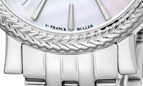 Roberto Cavalli By Franck Muller Mother-of-pearl Bracelet Watch, 30mm In Silver