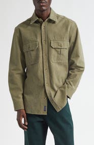 Noah Washed Cotton Canvas Button-Up Shirt