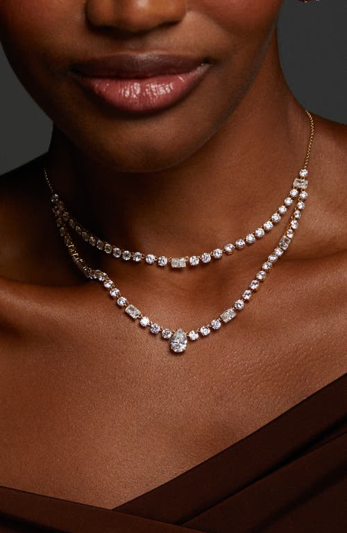 Nadri Everleigh Cubic Zirconia Collar Necklace In Gold