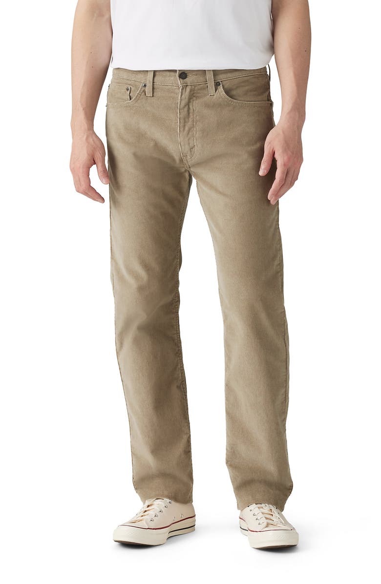 Levi's 505<sup>™</sup> Regular Straight Leg Corduroy Pants, Main, color, Rinse Timberworlf 14