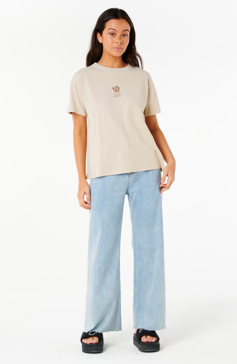 Rip Curl Cala Nights Relaxed Graphic T-Shirt, Alternate, color, Natural