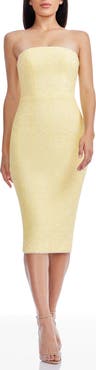 Dress the Population Viviana Sequin Strapless Sheath Dress