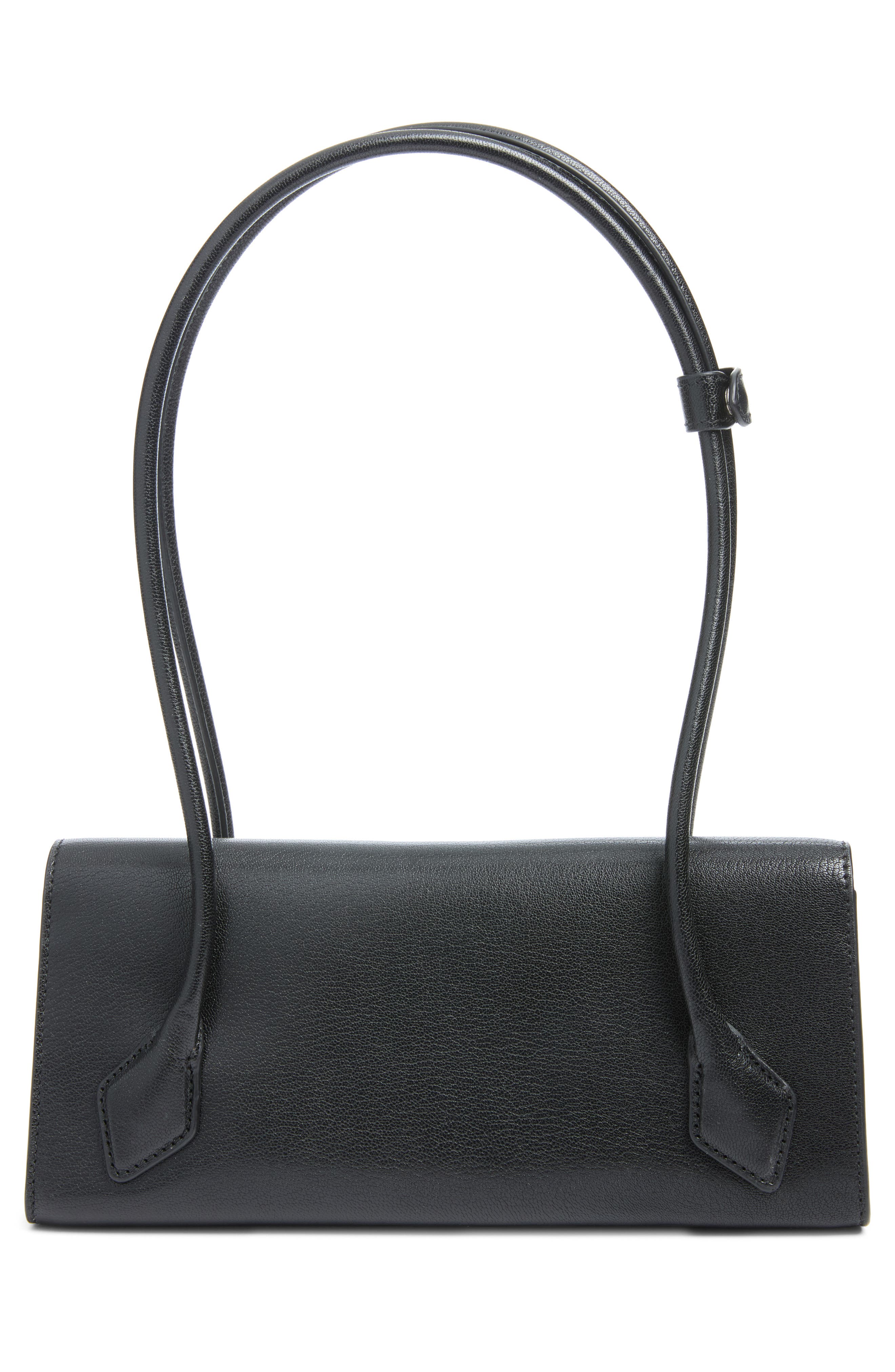 Small Teckel Flap Shoulder Bag, Alternate, color, NOIR