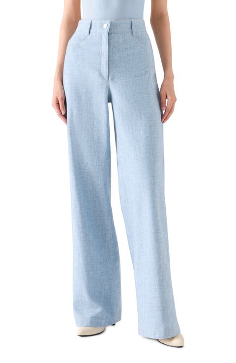 Cooper High Waist Wide Leg Jeans