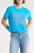 MOTHER The Grab Back Crop T-Shirt