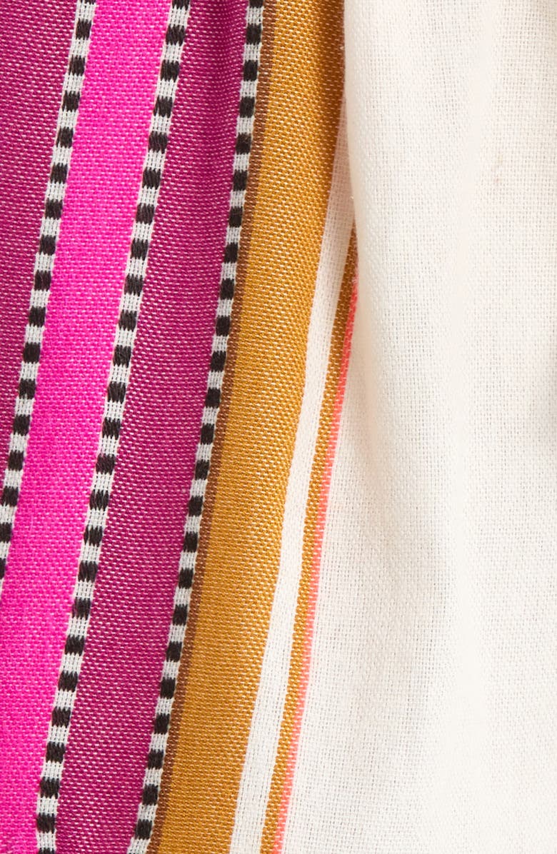 Elan Cotton Blend Cover-Up Drawstring Shorts, Alternate, color, Natural Pink