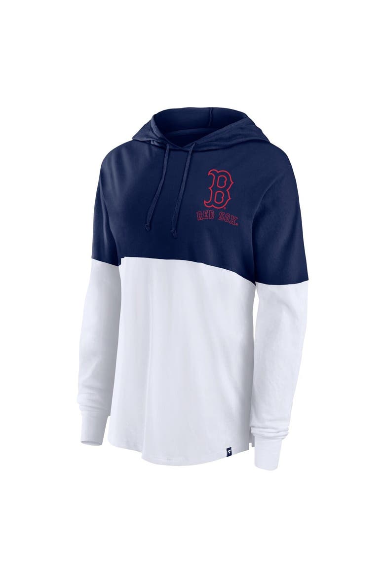 Women's Fanatics Navy/White Boston Red Sox Backup Option Pullover Hoodie, Alternate, color, Navy